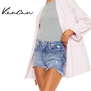 ❤️Kancan Bree High Rise Mom Shorts